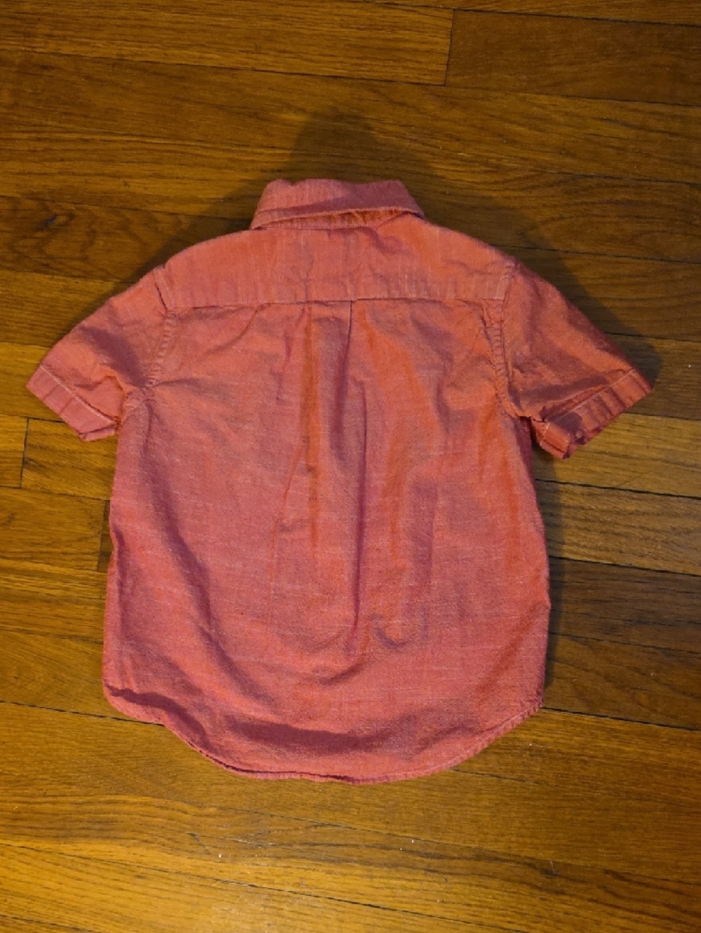 Polo by Ralph Lauren Coral Short-Sleeve Button-Down Shirt for Kids - Picture 2 of 4